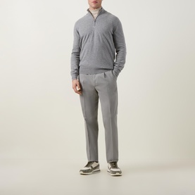 Half-Zip Cashmere Sweater