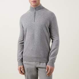 Half-Zip Cashmere Sweater