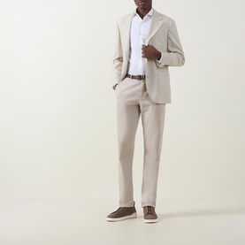Prince of Wales Macro Single-Breasted Blazer