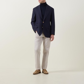 Hopsack Single Breasted Blazer