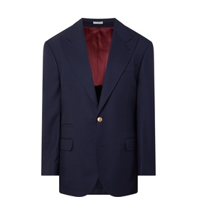 Hopsack Single Breasted Blazer