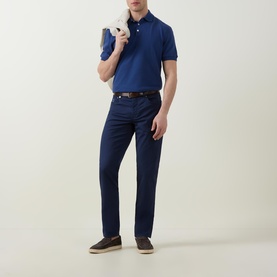 Garment-Dyed Straight Leg Jeans