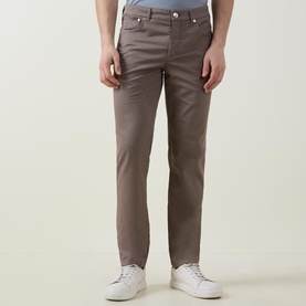 Garment-Dyed Straight Leg Jeans
