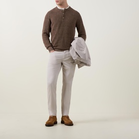 Serafino Henley Knitted Sweater