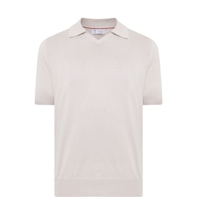 Fine Knit Polo Shirt