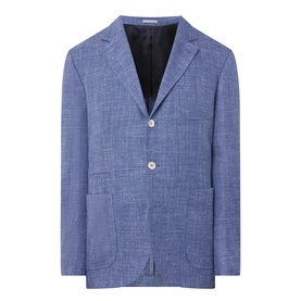 Hopsack Single-Breasted Blazer