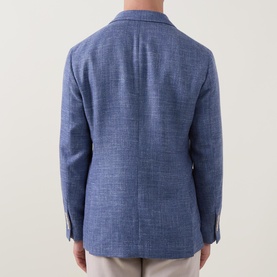 Hopsack Single-Breasted Blazer