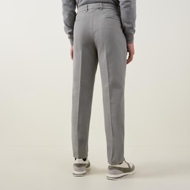 Garment Dyed Pleated Chinos