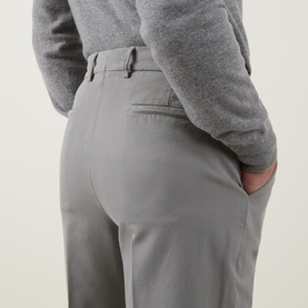 Garment Dyed Pleated Chinos