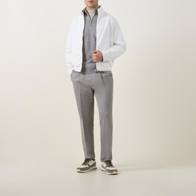Garment Dyed Pleated Chinos
