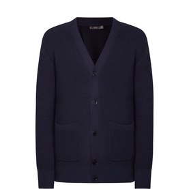 Rib Knitted Cardigan