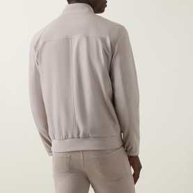 Two-Way Zip Bomber Jacket