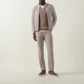 Two-Way Zip Bomber Jacket