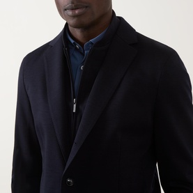 Single Breasted Sweatshirt Blazer