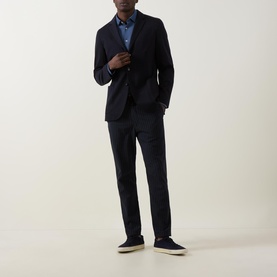 Single Breasted Sweatshirt Blazer