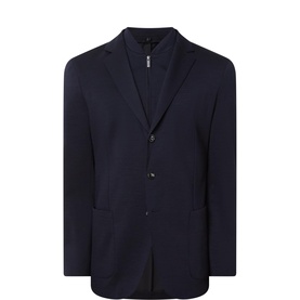 Single Breasted Sweatshirt Blazer