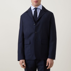 Formal Single-Breasted Suit Jacket
