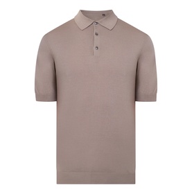 Fine Knit Polo Shirt