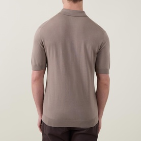 Fine Knit Polo Shirt