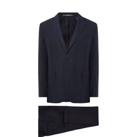 Pure Linen Single-Breasted Suit