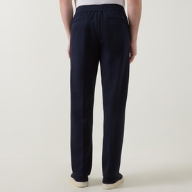 Piqu&eacute; Scuba Straight Leg Trousers