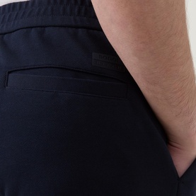 Piqu&eacute; Scuba Straight Leg Trousers