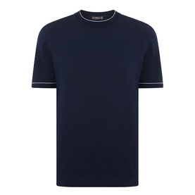 Tipped Knit T-Shirt