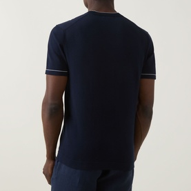Tipped Knit T-Shirt