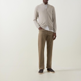 Knitted Zip Sweater