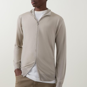 Knitted Zip Sweater