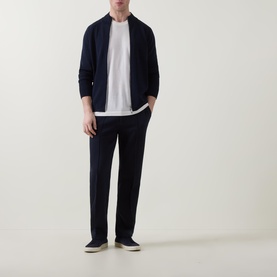 Flap Pocket Zip Sweatshirt