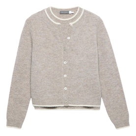 Fawn Double Layered Cardigan