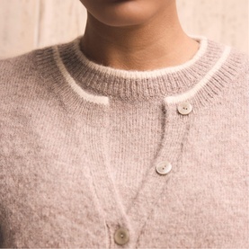 Fawn Double Layered Cardigan