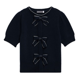 Bow Front Knitted Top