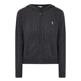 SRC Logo Knitted Zip Hoodie