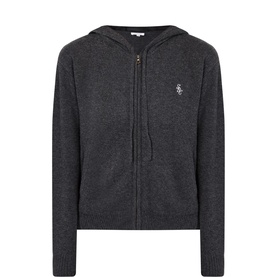SRC Logo Knitted Zip Hoodie