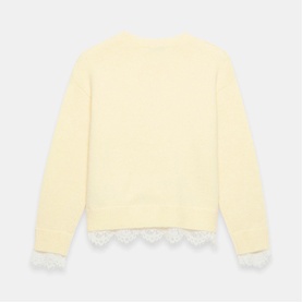 Lace Hem Sweater