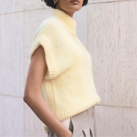 Knitted Turtleneck Vest