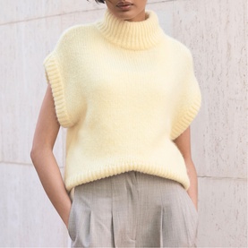 Knitted Turtleneck Vest