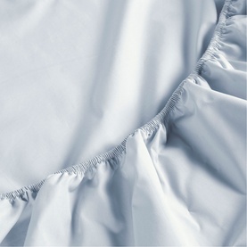 200 Thread Count Fitted Sheet Blue