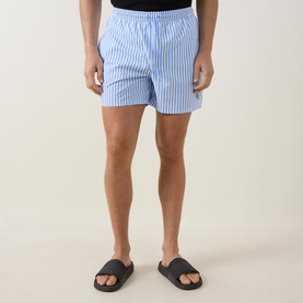 Monogram Stripe Swim Shorts