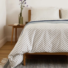Emma Floral Duvet Set Cream