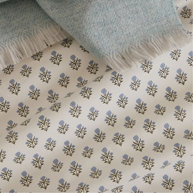 Emma Floral Duvet Set Cream