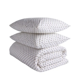 Emma Floral Duvet Set Cream