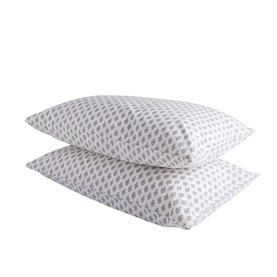 Emma Floral Pillowcase Pair Cream