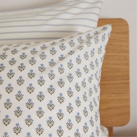 Emma Floral Pillowcase Pair Cream