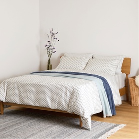 Emma Floral Pillowcase Pair Cream