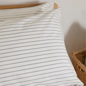 Emma Pinstripe Pillowcase Pair Cream