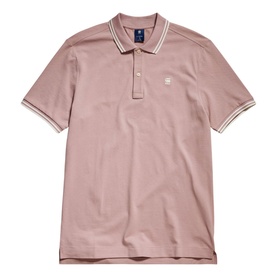 Dunda Slim Stripe Logo Polo Shirt