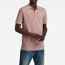 Dunda Slim Stripe Logo Polo Shirt